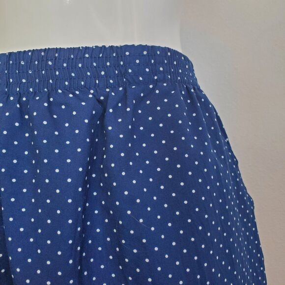 Vintage 80s Carriage Court Navy Polkadot Pants - Picture 4 of 8
